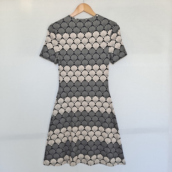 Markus Lupfer Viscose Knit Shell Print Sweater Knit Dress Medium M - Picture 9 of 11
